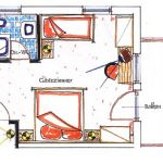 Grundriss Zimmer 3